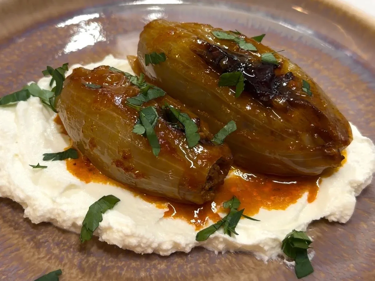 Turkish stuffed onions main course
