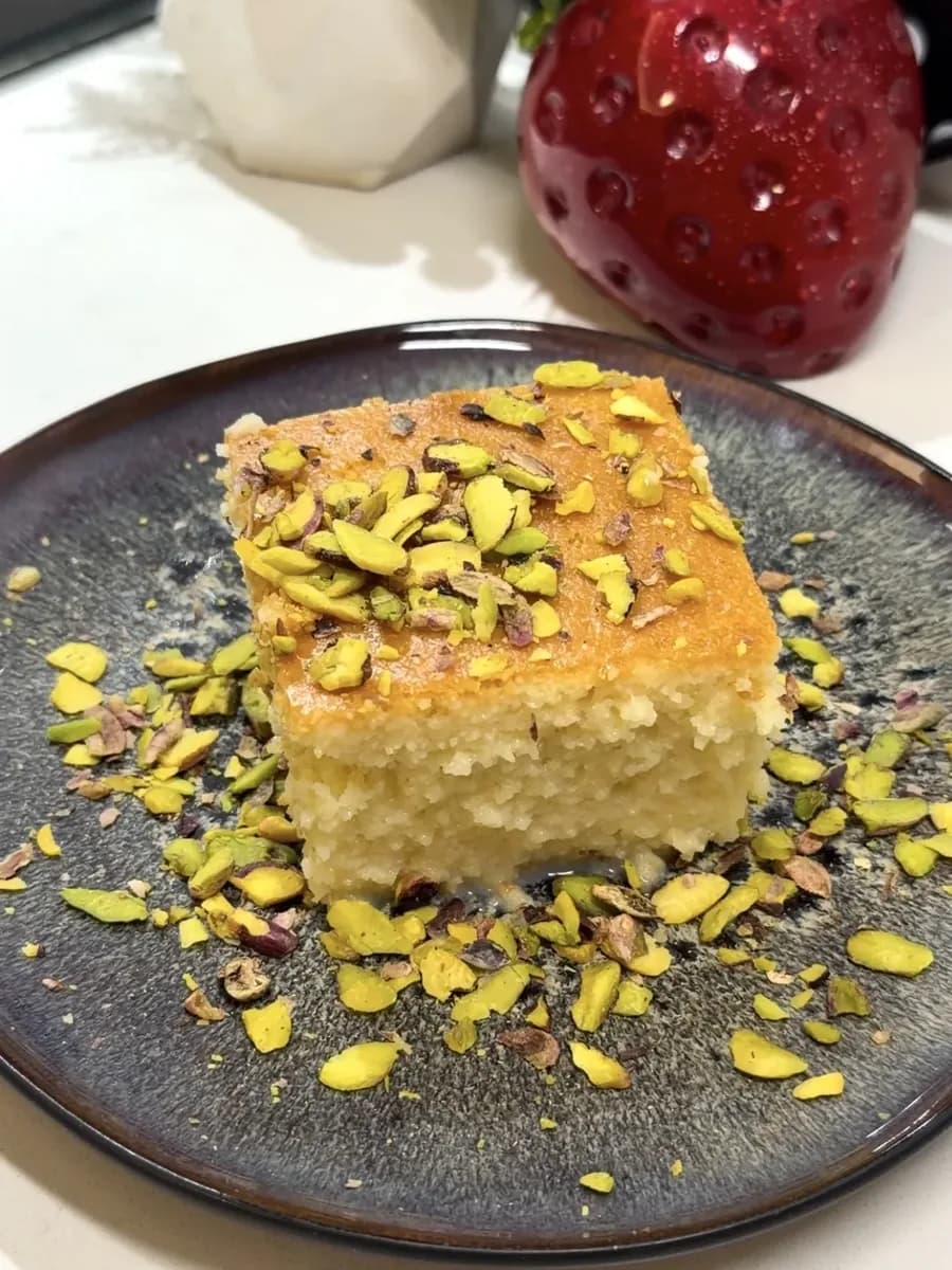Milk Soaked Semolina Cake
