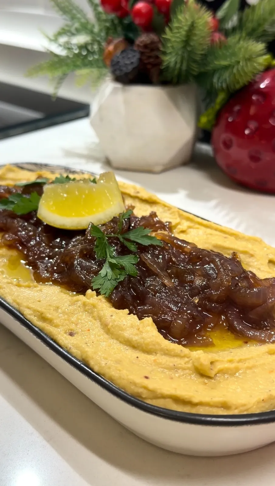 Caramelized Onion Hummus