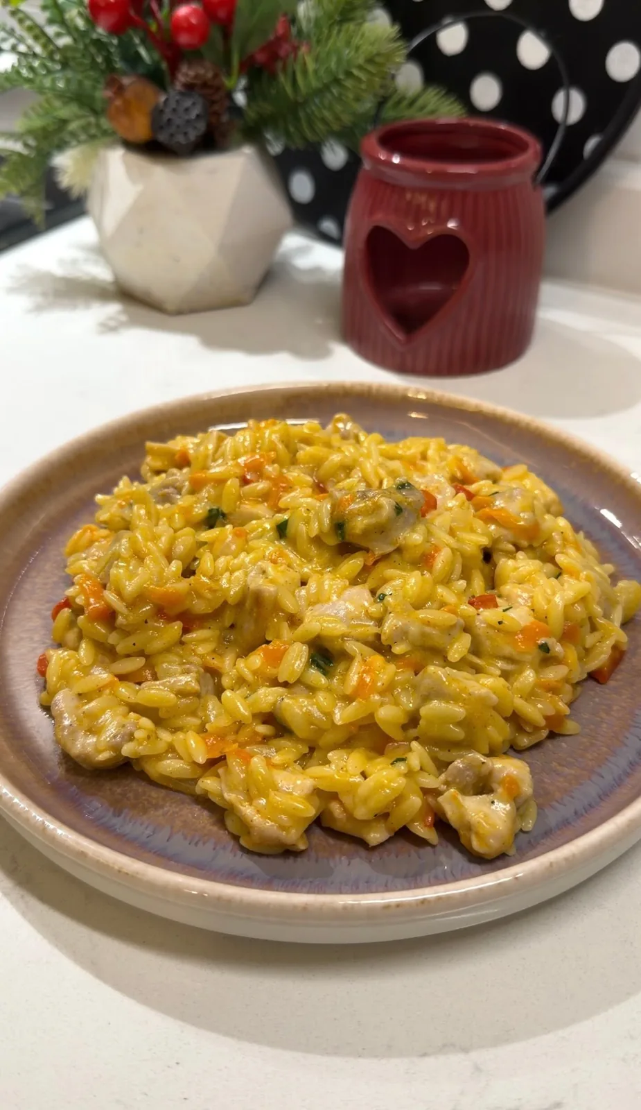 One Pot Chicken Orzo Pilaf (Easy Chicken Orzo Recipe)