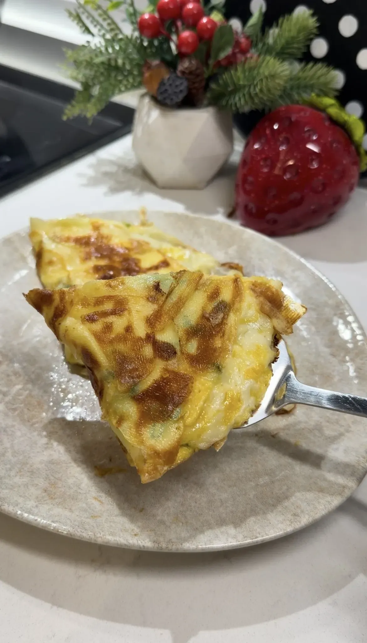 Crispy Potato Omelet
