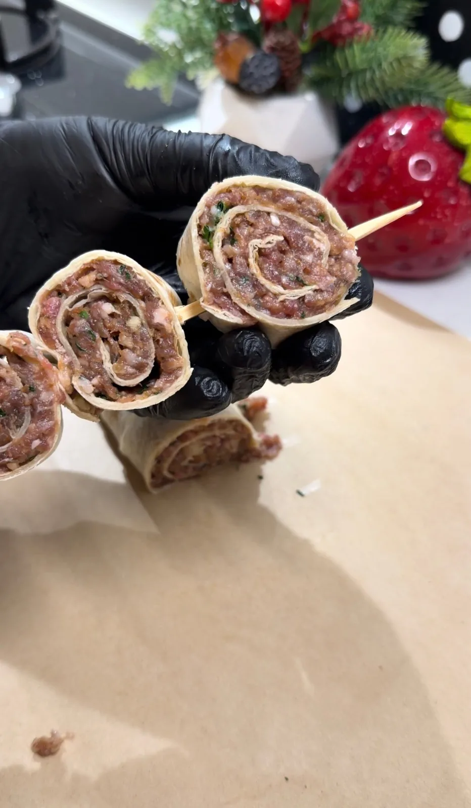 Easy Beyti Kebab (Oven-Baked Ground Beef Wraps) recipe video preview