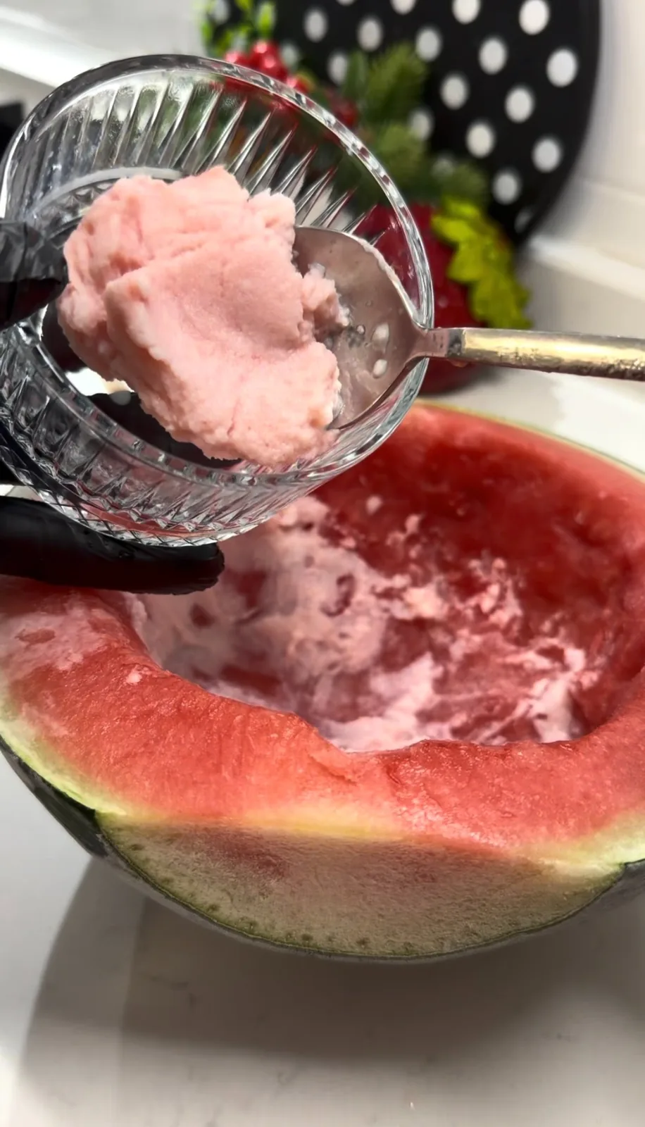 Easy Watermelon Ice Cream (2 Ingredient Viral Summer Recipe)
