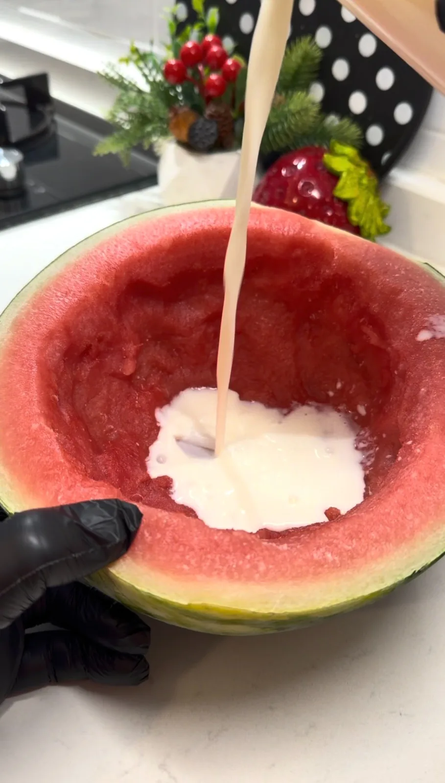 Easy Watermelon Ice Cream (2 Ingredient Viral Summer Recipe) recipe video preview