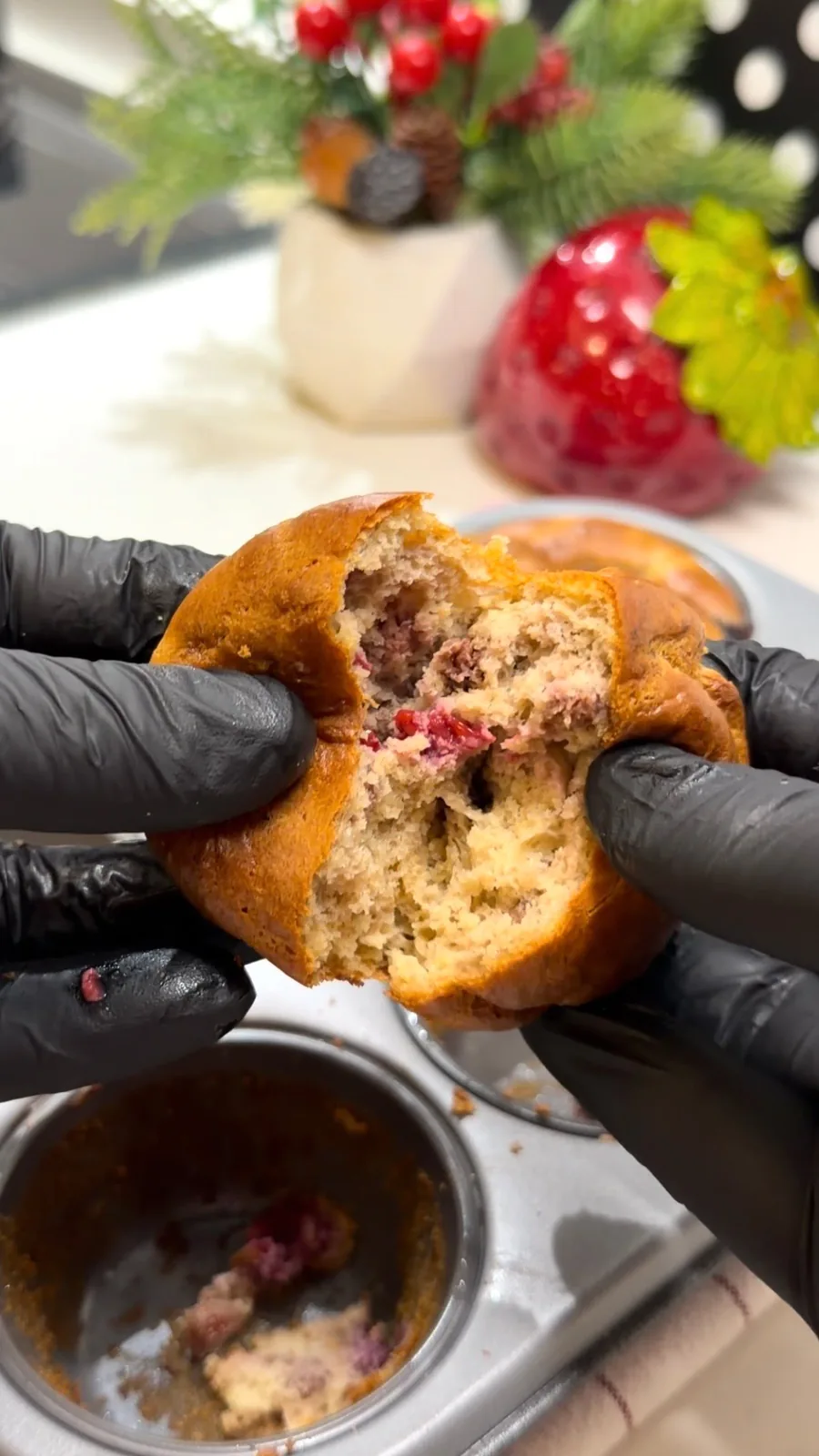 Flourless Banana Muffins (Healthy Peanut Butter Muffins)