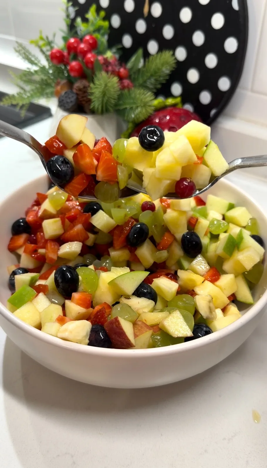 Fresh Fruit Salad Recipe (Easy & Healthy with Orange Juice) recipe video preview