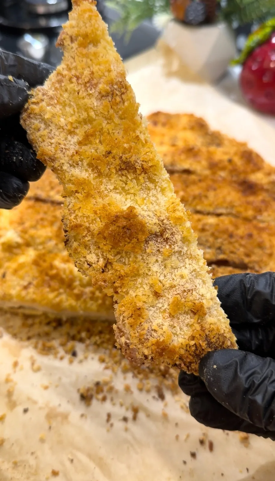 Giant Crispy Chicken Schnitzel