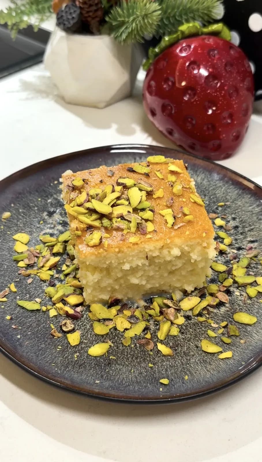 Milk Soaked Semolina Cake (Turkish Revani Recipe)