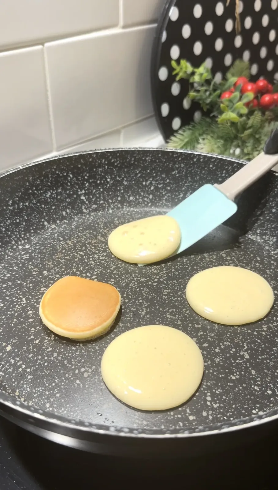 Mini Pancakes for Christmas Breakfast recipe video preview