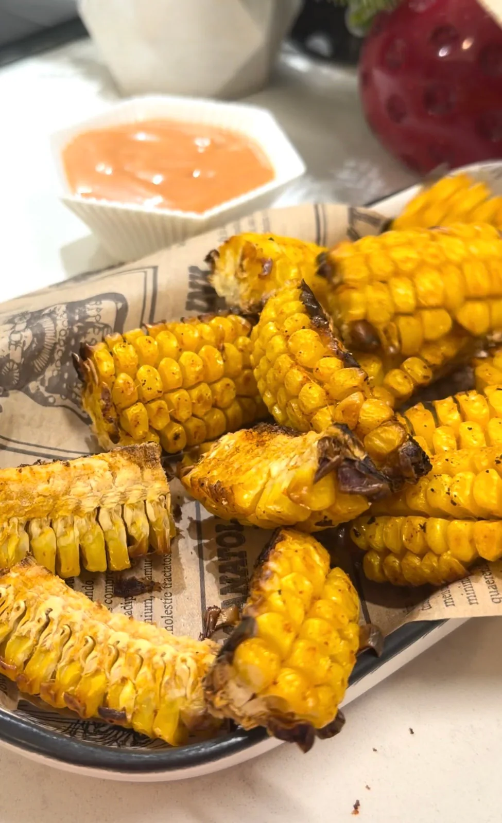 Oven Roasted Corn Ribs