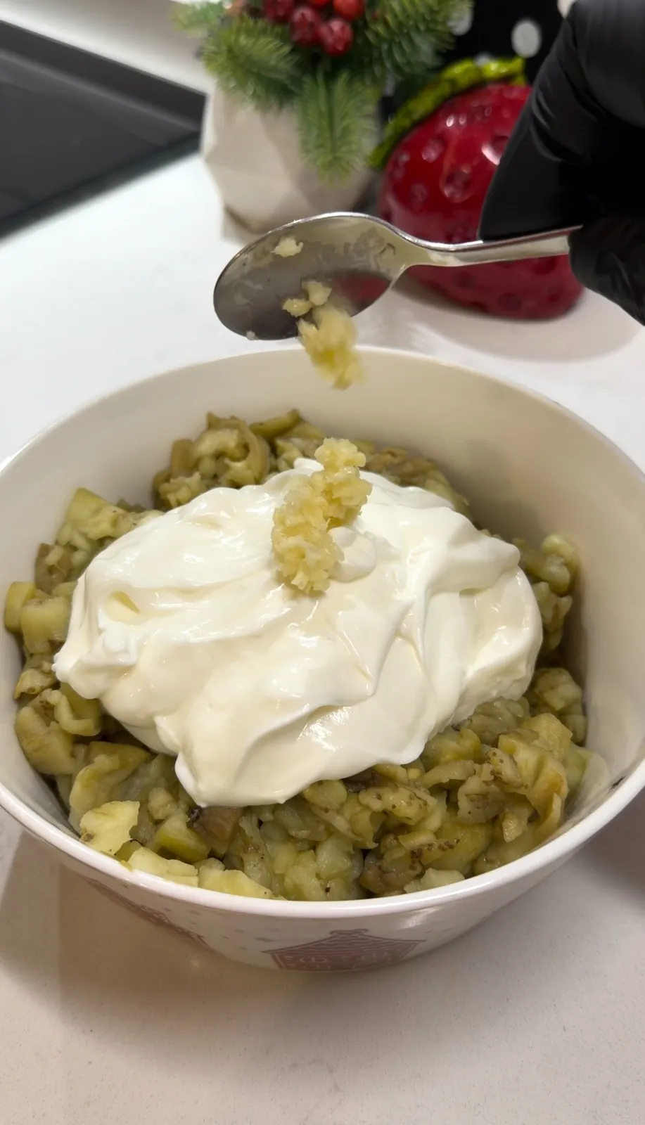 Roasted Eggplant Yogurt Dip recipe video preview
