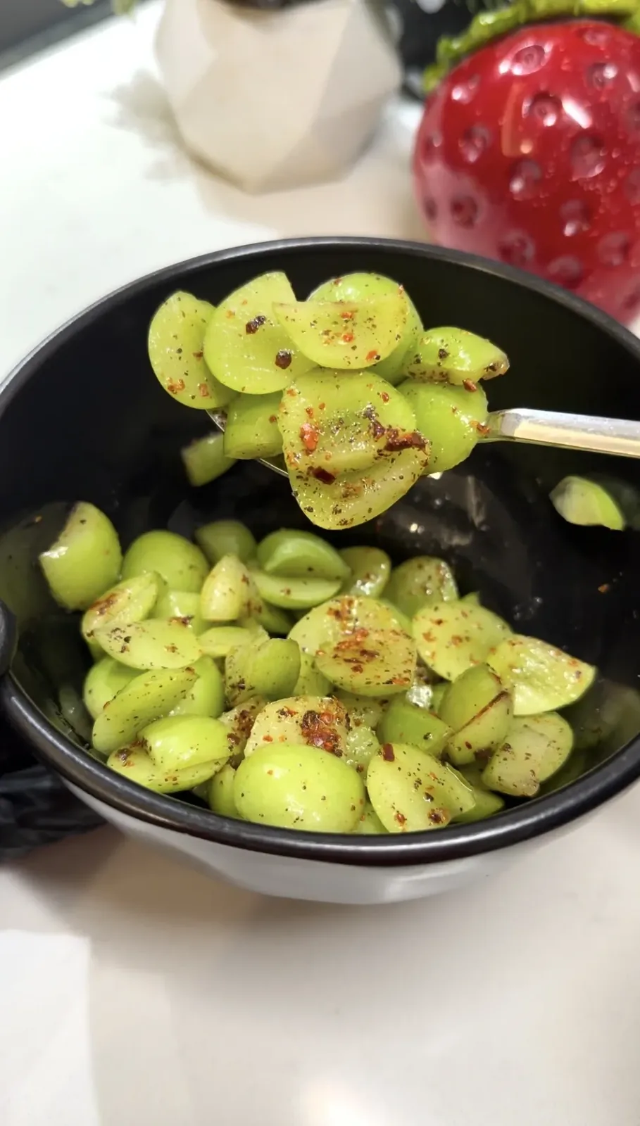 Spicy Green Plum Snack (Easy Turkish Plum Recipe) recipe video preview