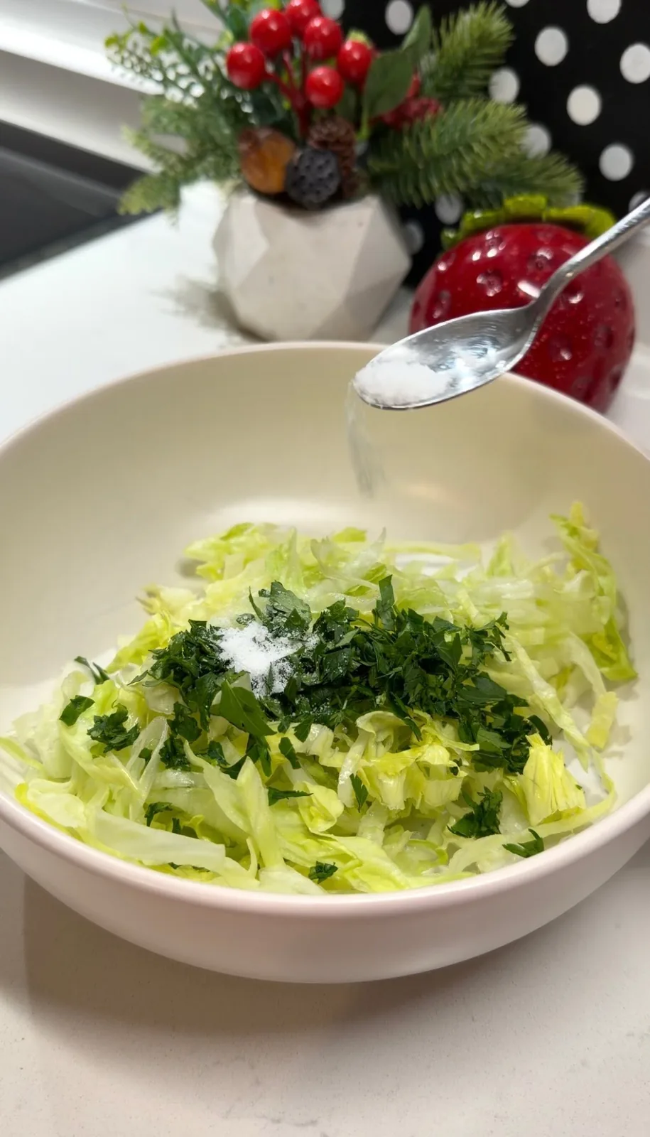 Turkish Tahini Yogurt Salad recipe video preview